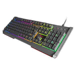 Tipkovnica Genesis RHOD 400RGB gaming tipkovnica, osvetlitev v 7 barvah, multimedijska, Anti-Ghosting, vodoodporna