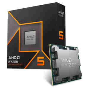 Procesor AMD AM5 Ryzen 5 9600X 6C/12T 3,9/5,4GHz BOX 65W/88W grafika Radeon brez hladilnika