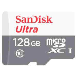 Spominska kartica SDXC 128GB Sandisk Ultra 100MB/s/ brez adapterja (SDSQUNR-128G-GN6MN)