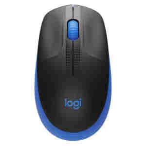 Miš Logitech brezžična optična za notesnike M190 modra (910-005907)