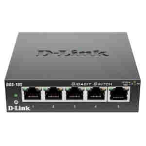 STIKALO 5-PORT D-link 100/1000 (DGS-105)