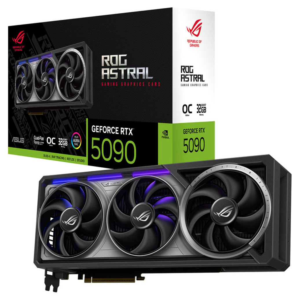 Grafična kartica nVidia RTX5090 Asus ROG Astral OC Edition - 32GB GDDR7 (90YV0LW0-M0NA00)
