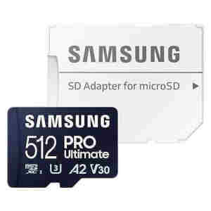 Spominska kartica SDXC 512GB Samsung PRO Ultimate 200MB/s/130MB/s U3 V30 UHS-I +adapter (MB-MY512SA/WW)