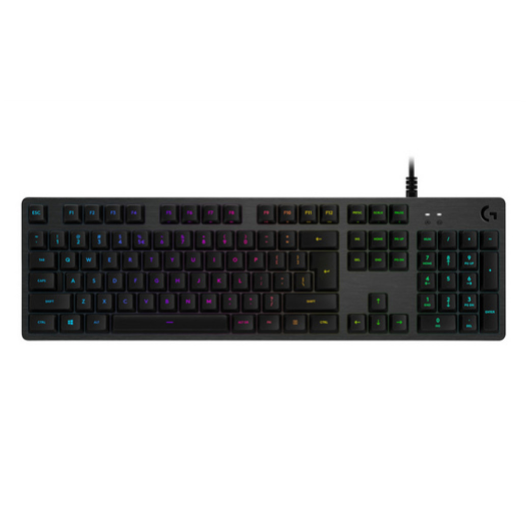 Gaming Tipkovnica USB Logitech G512 Carbon International US | SLO gravura črna RGB LED osvetlitev (920-009370)