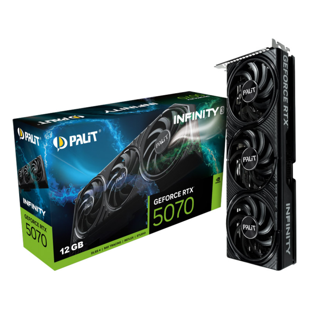 Grafična kartica nVidia RTX5070 Palit Infinity 3 - 12GB GDDR7 (NE75070019K9-GB2050S)