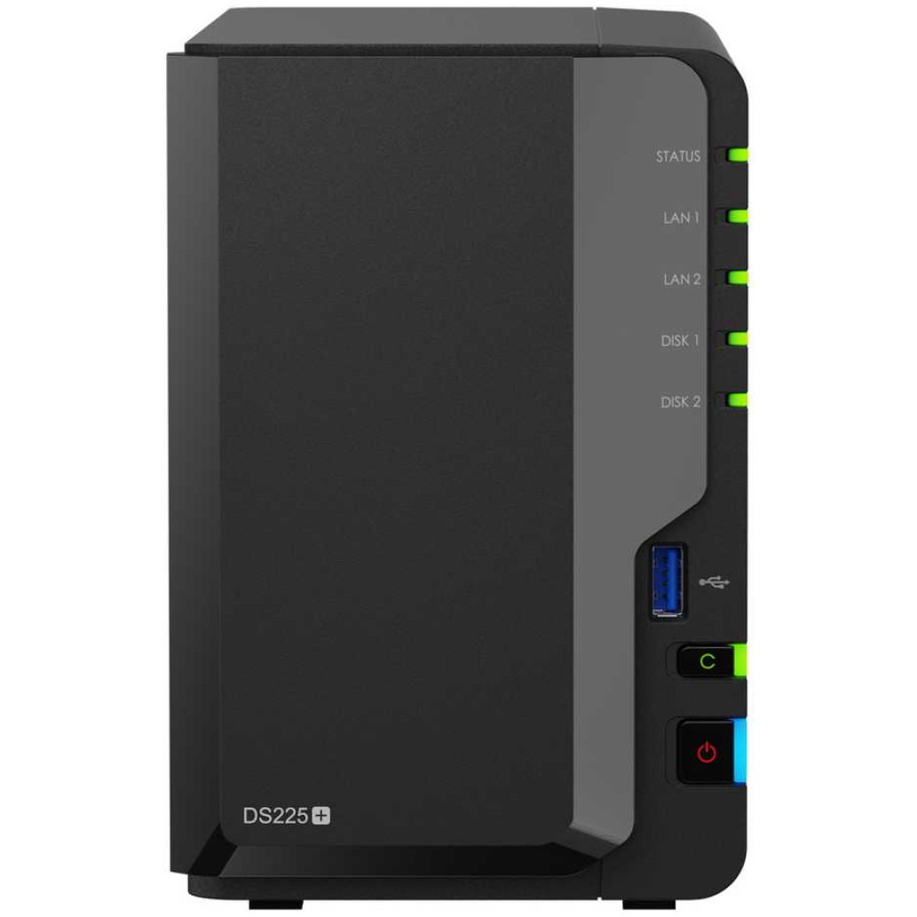 NAS ohišje Synology DS225+ 2x3.5'' SATA HDD/SSD Intel