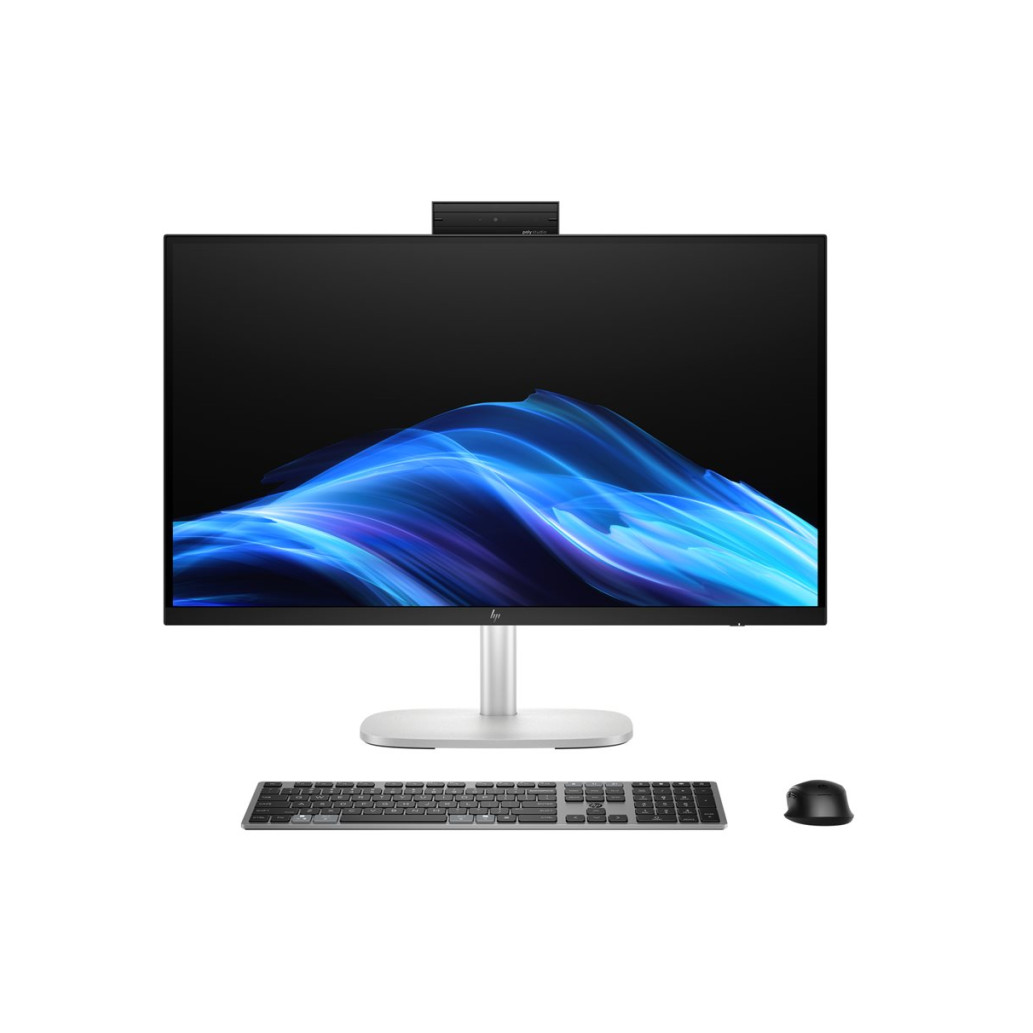Računalnik AIO HP 68,6 cm 27,0" 2560x1440 EliteStudio 8 G1i Touch Ultra 7-265/32GB /1TB/1xM.2 prost/Intel grafika HDMI /280W-93%/Win11Pro črno-srebrn (A55SSET#BED)