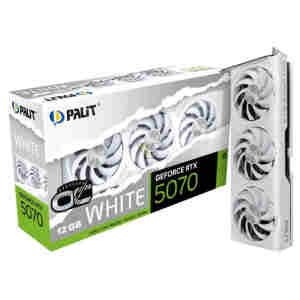 Grafična kartica nVidia RTX5070 Palit OC Bela - 12GB GDDR7 (NE75070U19K9-GB2050W)