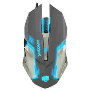 Miš NATEC USB Fury Warrior M optična gaming 3200DPI LED osvetlitev črna-modra (NFU-0869)