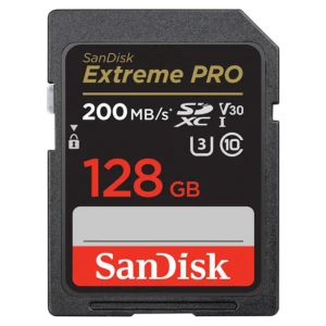 Spominska kartica SDXC 128GB Sandisk Extreme Pro Extreme 200MB/s/90MB/s U3 V30 UHS-I (SDSDXXD-128G-GN4IN)