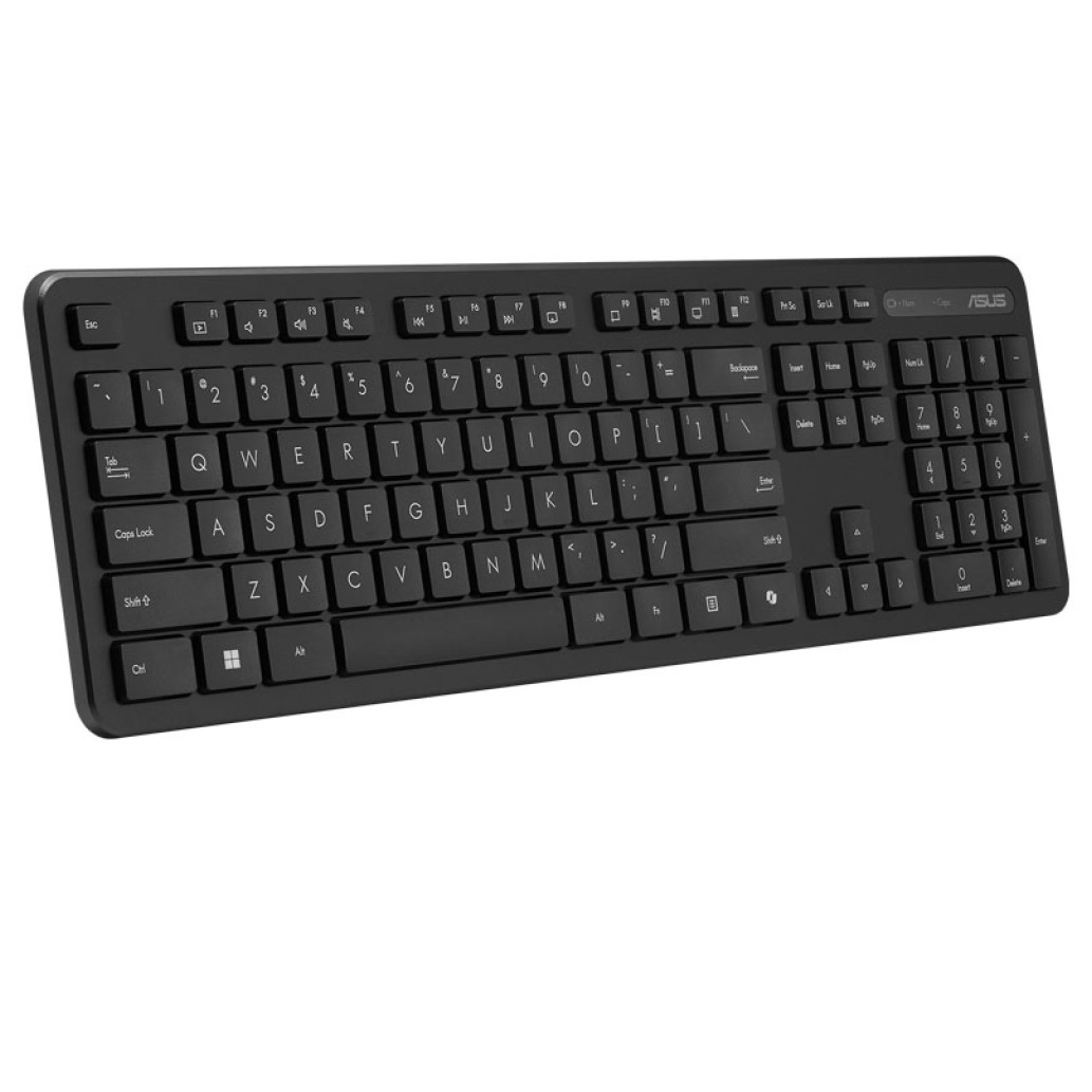 Tipkovnica in miš Asus brezžična poslovna CW100 SLO črna (90XB0700-BKM1A0) - slika 4