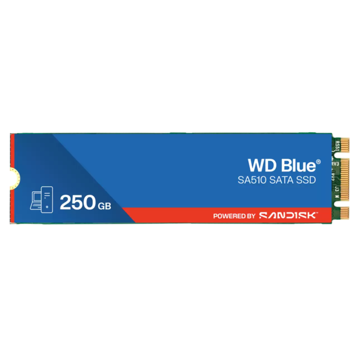 SanDisk 250GB WD Blue SA510 M.2 2280 SATA 6Gb/s SSD disk - slika 3