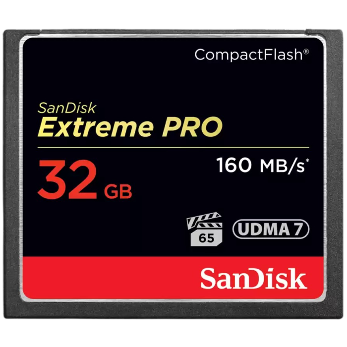 SanDisk 32GB Extreme Pro CompactFlash UDMA 7 VPG-65 spominska kartica - slika 3