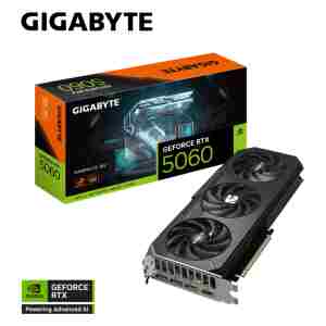 Grafična kartica GIGABYTE GeForce RTX 5060 Gaming OC 8G, 8GB GDDR7, PCI-E 5.0