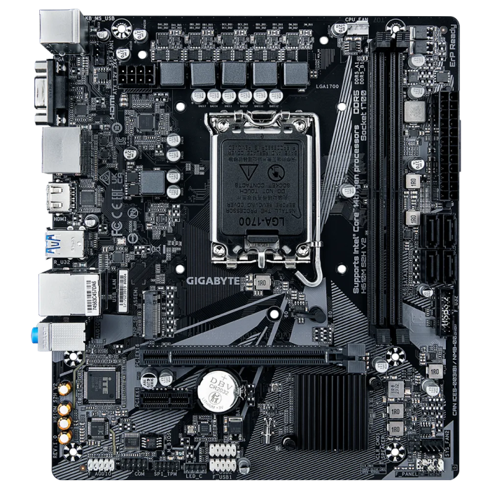 GIGABYTE H610M S2H V2, DDR5, SATA3, DP, USB3.2Gen1, LGA1700 mATX - slika 4