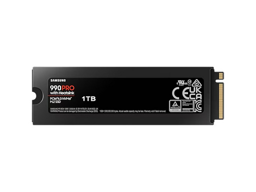 SSD 1TB M.2 80mm PCI-e 4.0 x4 NVMe, V-NAND, Samsung 990 PRO HeatSink (MZ-V9P1T0CW) - slika 2