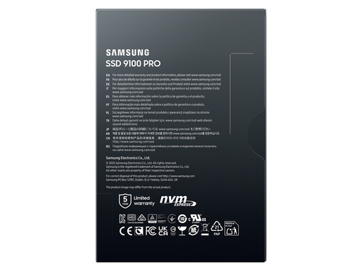 SSD 8TB M.2 80mm PCI-e 5.0 x4 NVMe 2.0, V-NAND, Samsung 9100 PRO (MZ-VAP8T0BW) - slika 5