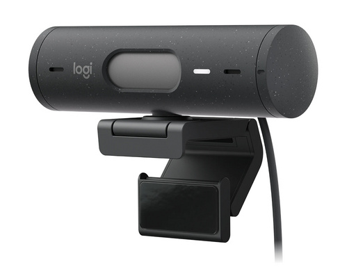 Kamera Logitech Brio 500, grafitna, USB - slika 3