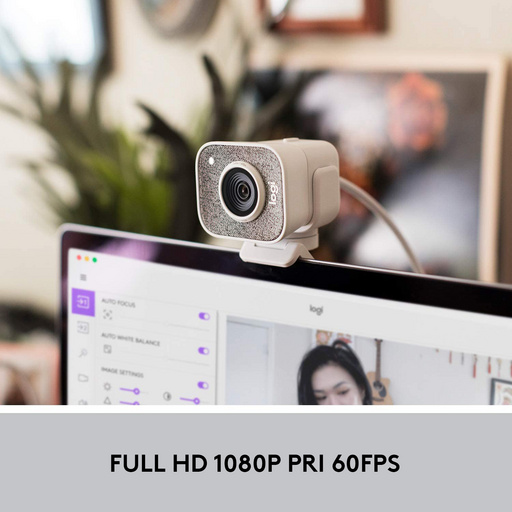 Spletna kamera Logitech StreamCam, bela, USB-C - slika 3