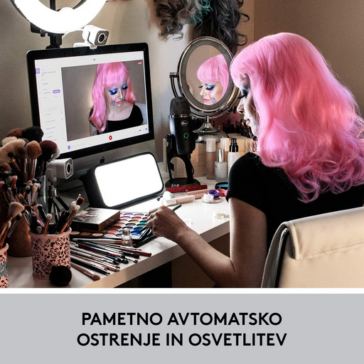 Spletna kamera Logitech StreamCam, bela, USB-C - slika 4