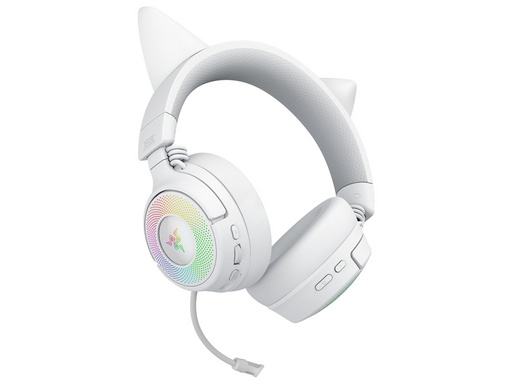 Slušalke Razer Kraken Kitty V3 Pro, bele - slika 2