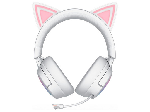 Slušalke Razer Kraken Kitty V3 Pro, bele - slika 3