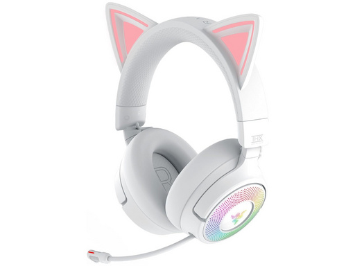 Slušalke Razer Kraken Kitty V3 Pro, bele - slika 5