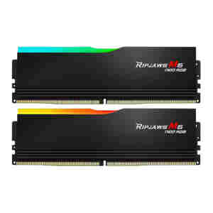 RAM DDR5 64GB Kit(2x32GB) 6000MT/s CL30 1.4V, G.SKILL Ripjaws M5 Neo RGB AMD EXPO