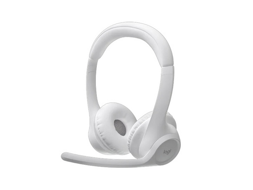Slušalke Logitech Zone 300, Bluetooth, bele