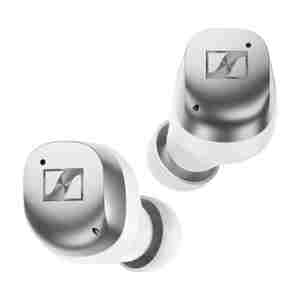 Slušalke Sennheiser MOMENTUM True Wireless 4, In-Ear, ANC, bele/srebrne