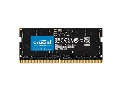 RAM SODIMM DDR5 32GB PC5-44800 5600MT/s CL46 1.1V Crucial