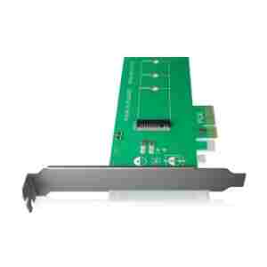 IcyBox IB-PCI208 ohišje/adapter za M.2 NVMe SSDje na PCIe x4 kartico