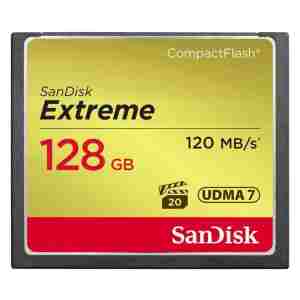 SanDisk 128GB Extreme CompactFlash card UDMA 7 VPG-20 spominska kartica