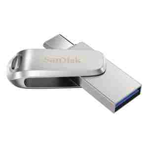 SanDisk Ultra Dual Drive Luxe USB Type-C 256GB 400MB/s USB 3.2 Gen 1, srebrn