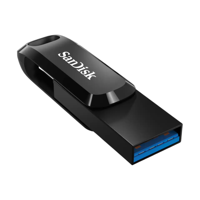 SanDisk 256GB Ultra Dual Drive Go USB-C/A 3.2 USB ključ (črn) - slika 4