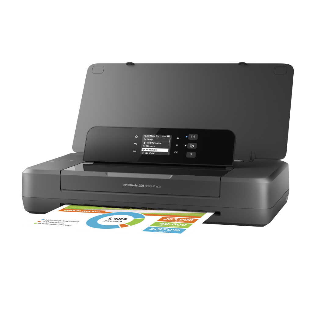 Tiskalnik Brizgalni Barvni prenosni HP OfficeJet 200 Mobile A4/Wi-Fi (CZ993A#670) - slika 4