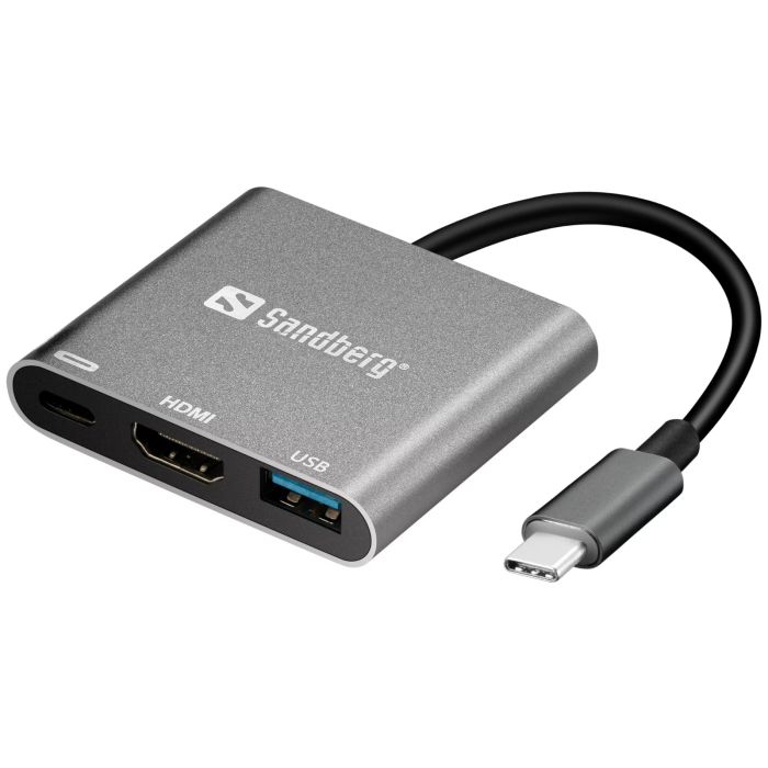 Sandberg USB-C Mini Dock HDMI+USB mini priklopna postaja - slika 2