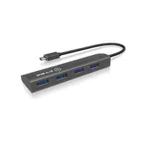 IcyBox IB-AC-6405C USB-C hub na 4x USB-A
