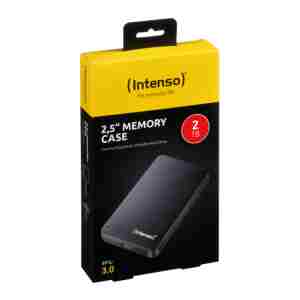 Intenso zunanji disk 2TB 2,5 Memory Case USB 3.0 - Črn