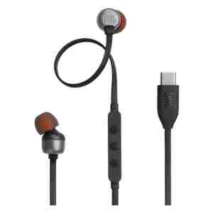 JBL USB-C žične slušalke Tune 310C, črne