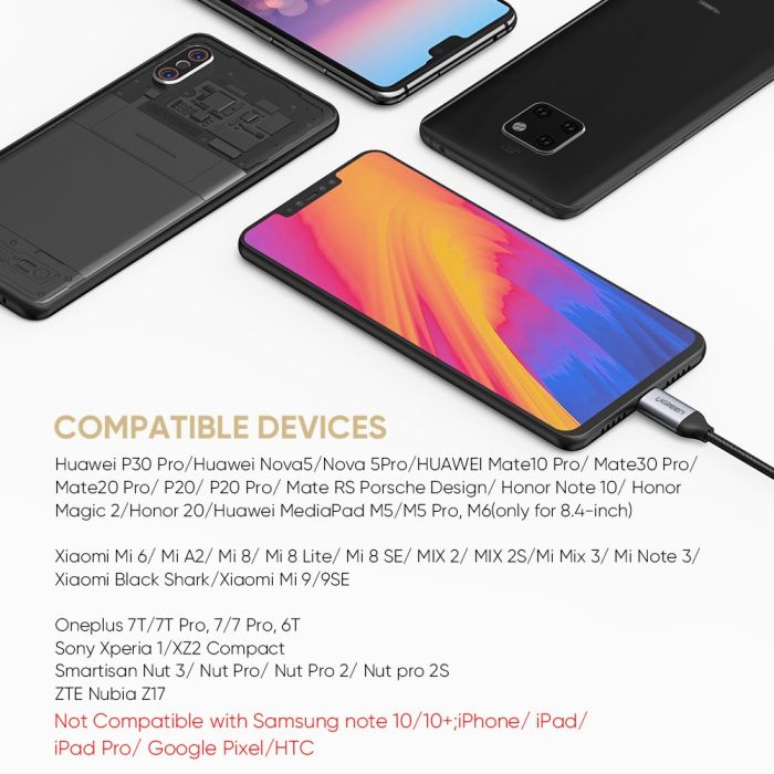 Ugreen USB-C na avdio 3.5mm kabel - polybag - slika 4