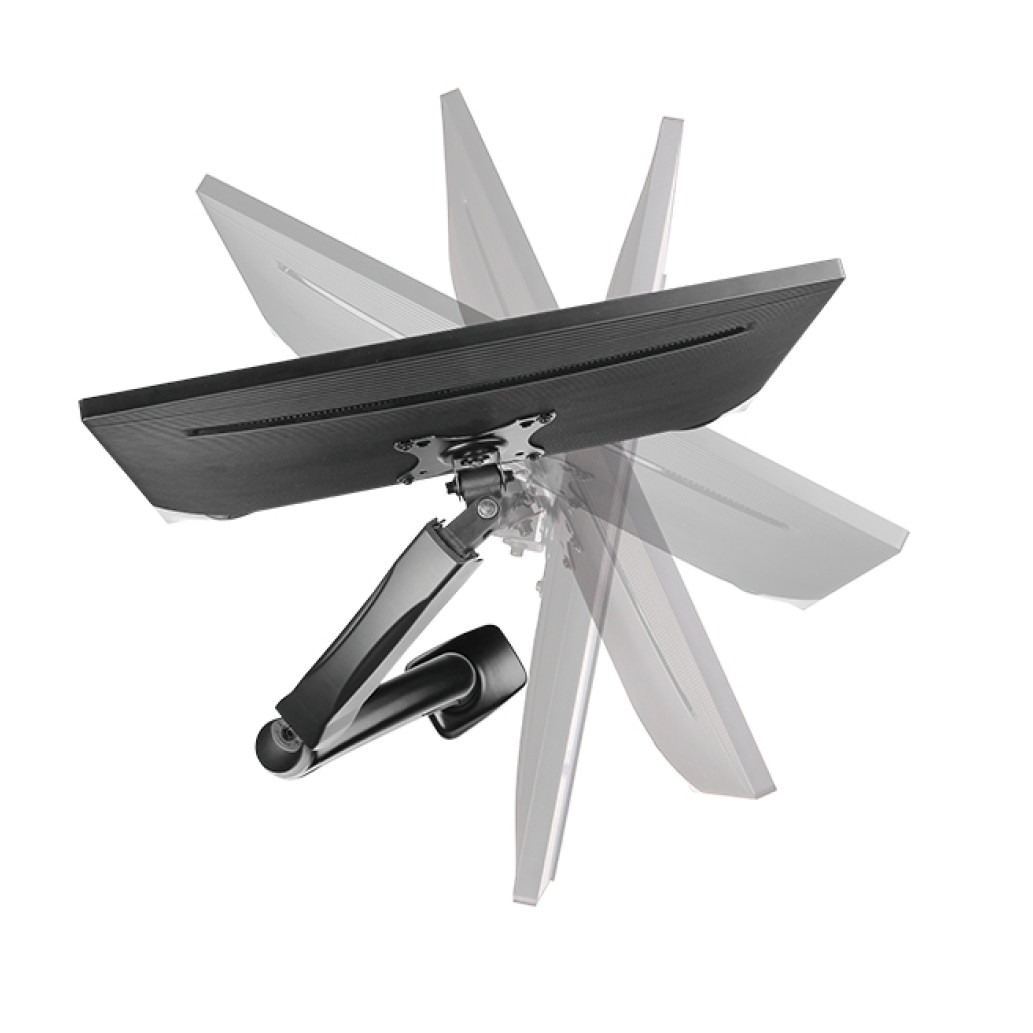 Nosilec za LCD monitor 58,4 - 69,6 cm (23"-27") IcyBox enojni - slika 4