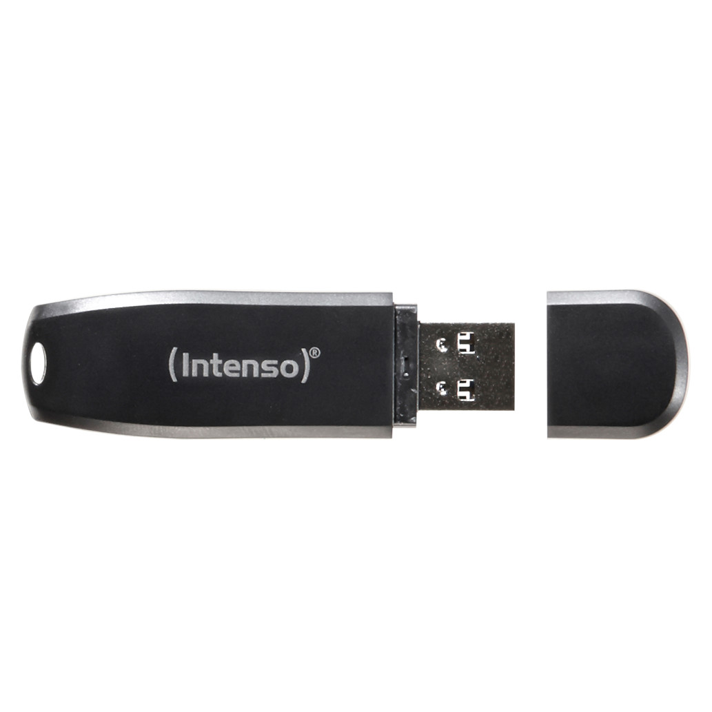 Spominski ključek 16GB USB 3.0 Intenso Speed Line 70MB/s - plastičen/s pokrovčkom/črn (3533470) - slika 4