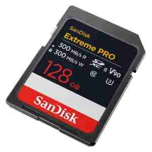 SanDisk 128GB Extreme PRO SD UHS-II V90 spominska kartica