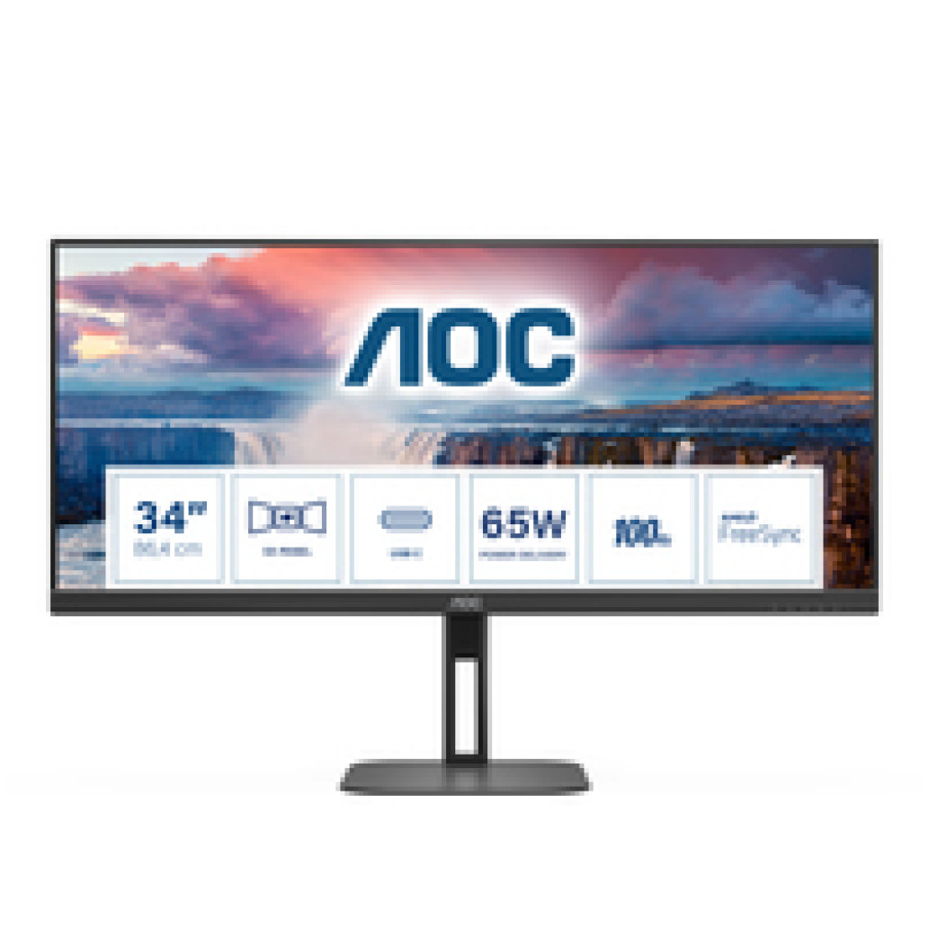 AOC 86,4 cm (34,0") U34V5C 3440x1440 100Hz VA - slika 3