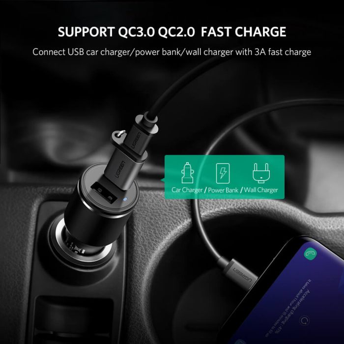 Ugreen USB 3.0-A na USB-C adapter siv - blister - slika 6