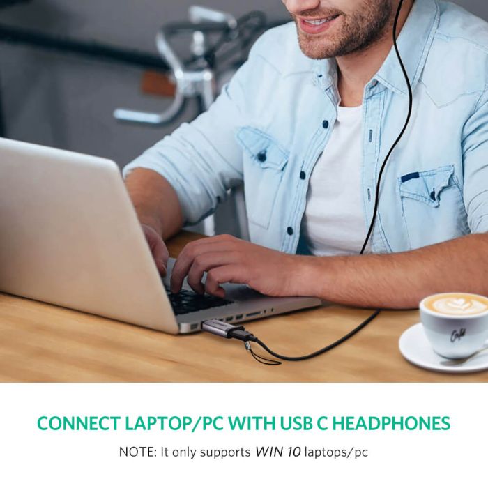 Ugreen USB 3.0-A na USB-C adapter siv - blister - slika 3