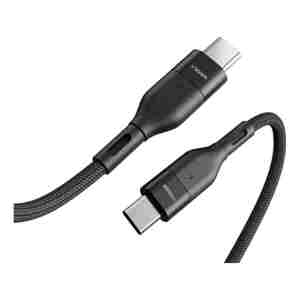 Veger kabel CC01 - 60W, USB Tip-C na C - 1,2 m črn