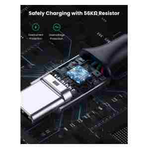 UGREEN USB A 2.0 na USB 3.0 tip C kabel 3m (črn)