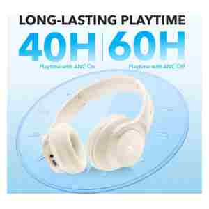 Anker Soundcore Q20i naglavne bluetooth slušalke, bele